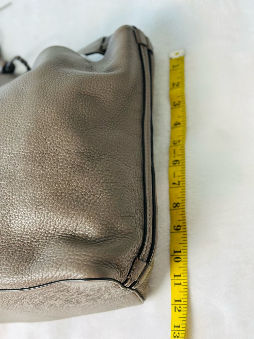 Rebecca Minkoff Isobel Hobo Slouchy Bag in Taupe Pebbled Color - Picture 4 of 7